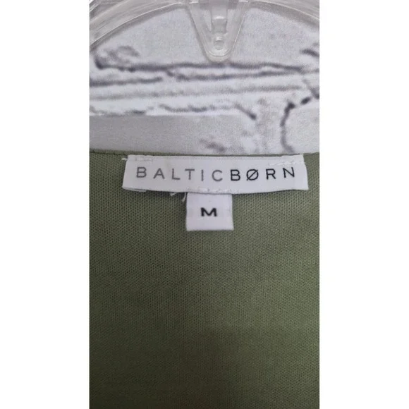 Baltic Born Layla Tulle Maxi Sage Green Floral Mesh Maxi Dress Medium - Picture 11 of 12